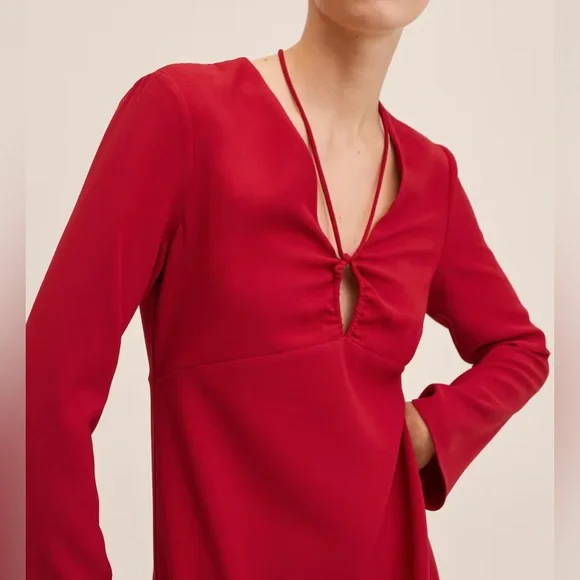 Mango Red Dress - Picture 4 of 10